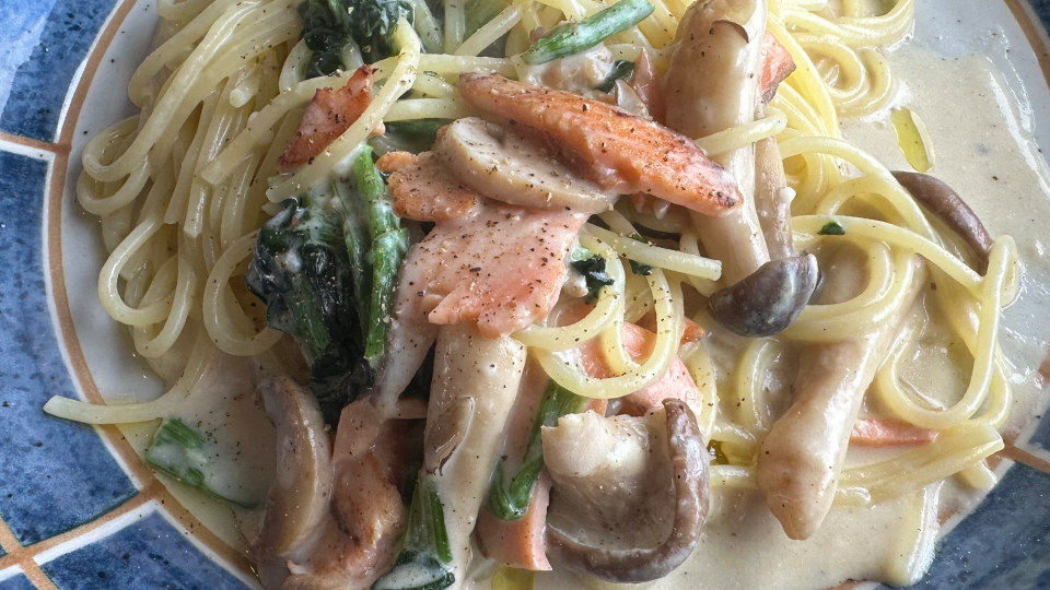 お昼ご飯はパスタでした🍝