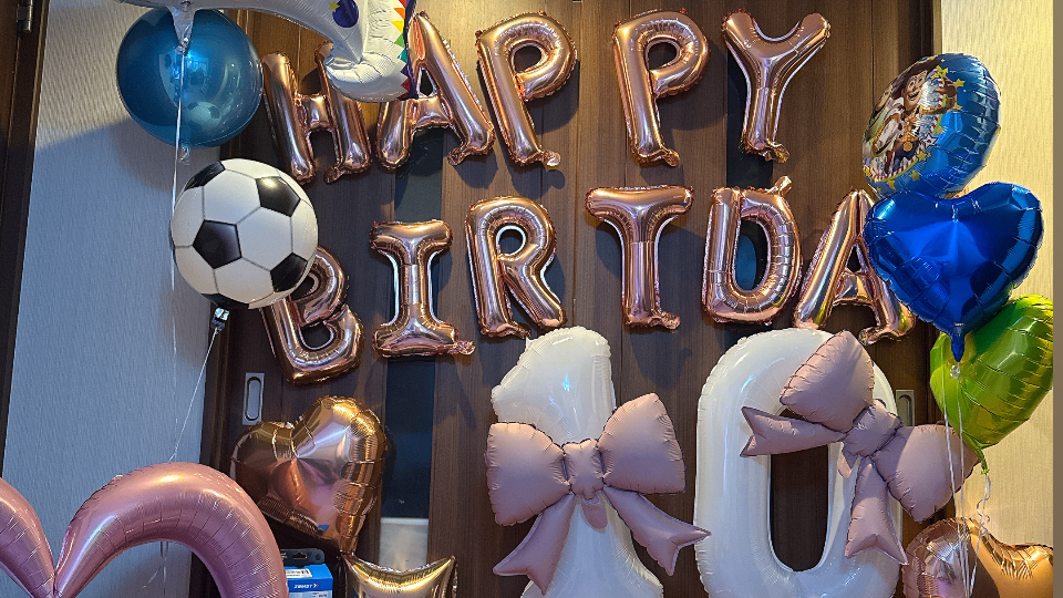 愛する娘の誕生日会