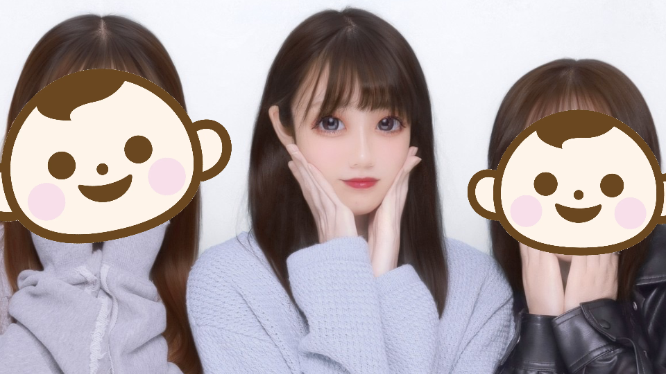 黒髪初プリ😹顔変わりすぎね😹😹