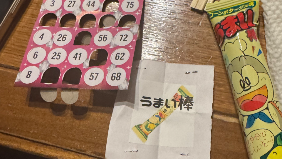 先輩の結婚式で心が満たされた〜(˶ˊᵕˋ˵)二次会のビンゴゲーム結構最初にビンゴなったのに当たったのこれ😟